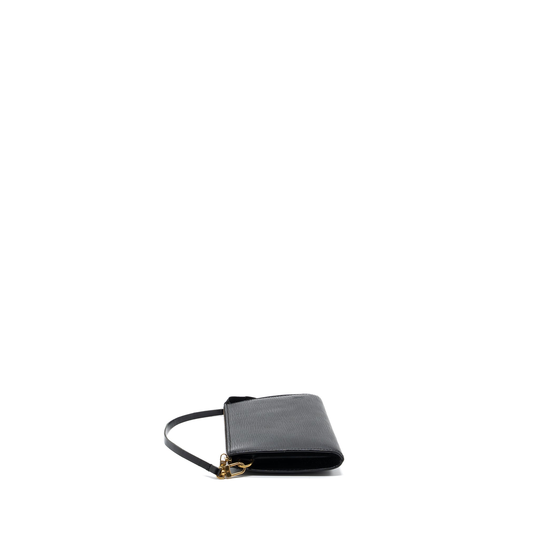 LOUIS VUITTON POCHETTE ACCESSORIES EPI LEATHER BLACK SHW