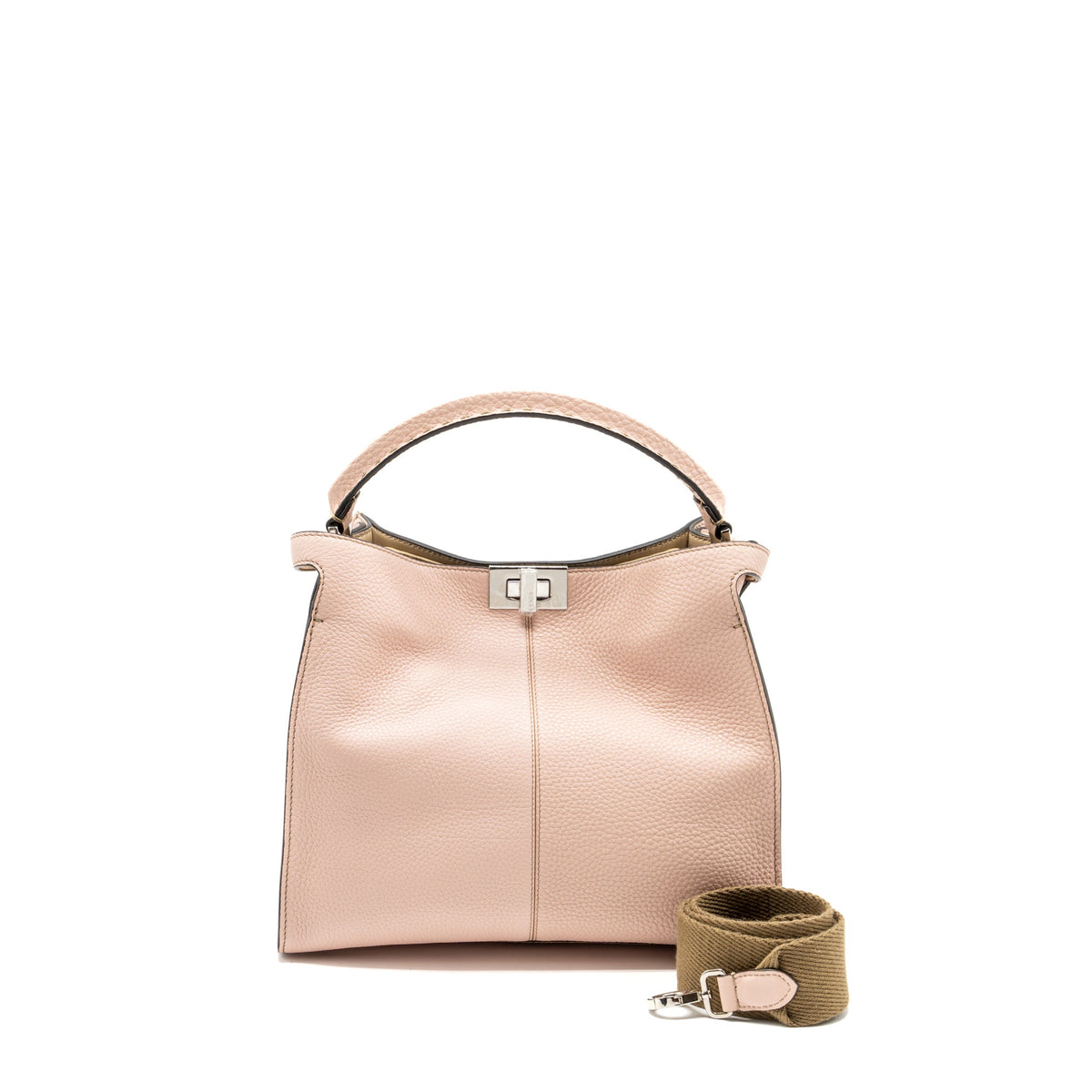 FENDI X-LITE MEDIUM PEEKABOO SELLERIA CALFSKIN PINK SHW