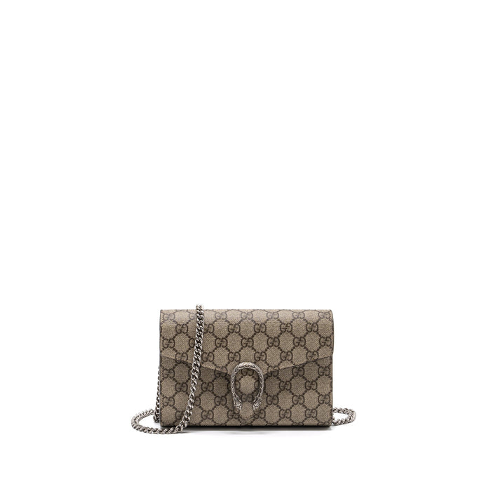 GUCCI DIONYSUS WALLET ON CHAIN GG SUPREME CANVAS SHW