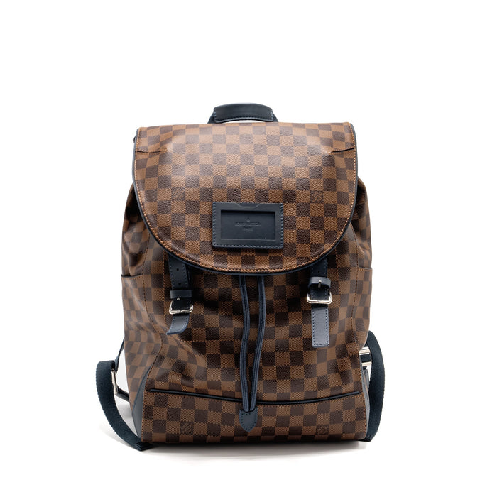 LOUIS VUITTON RUNNER BACKPACK DAMIER EBENE CANVAS/LEATHER SHW