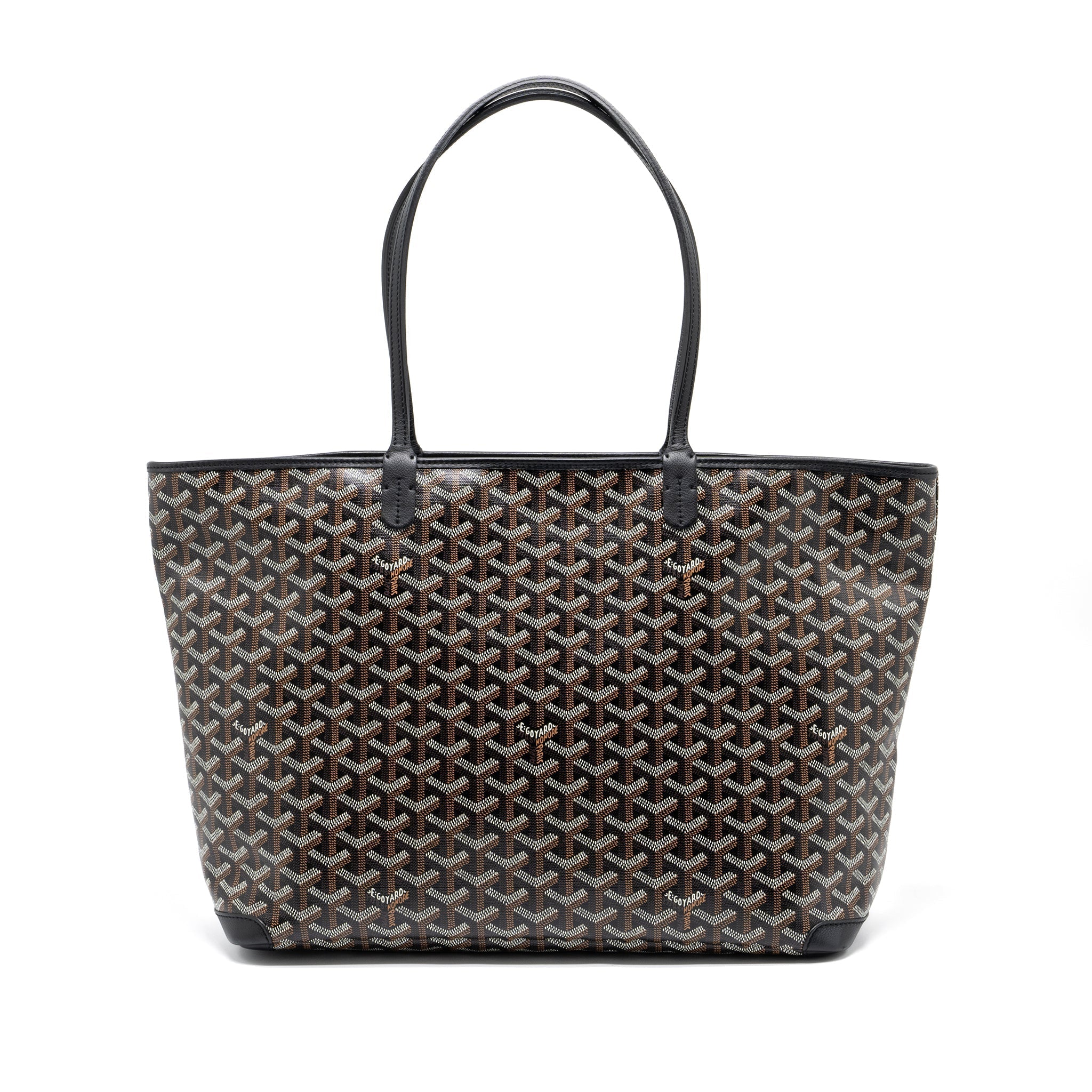 GOYARD ARTOIS TOTE GOYARDINE CANVAS BLACK SHW