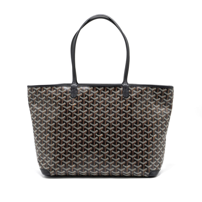 GOYARD ARTOIS TOTE GOYARDINE CANVAS BLACK SHW
