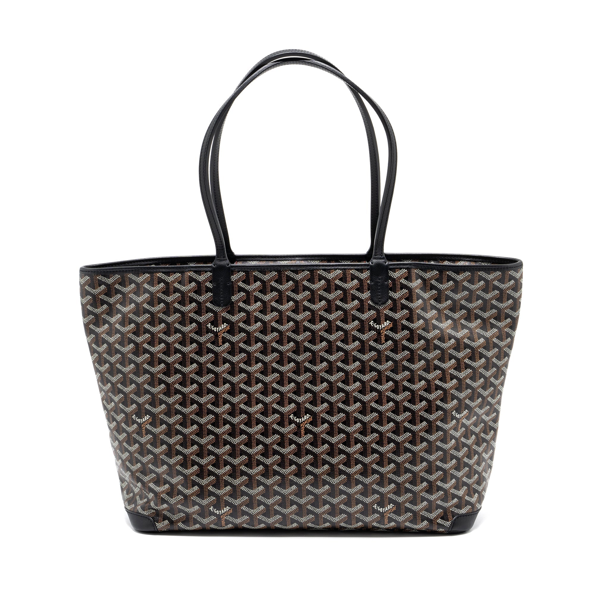 GOYARD ARTOIS TOTE GOYARDINE CANVAS BLACK SHW