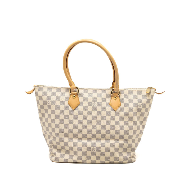 LOUIS VUITTON SALEYA MM DAMIER AZUR CANVAS GHW