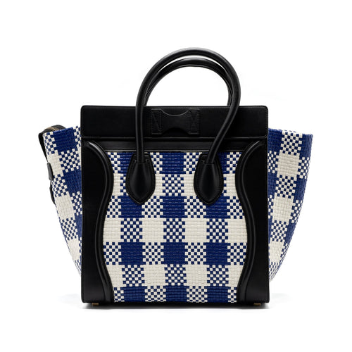 CELINE MINI LUGGAGE TOTE LEATHER MULTICOLOUR GHW
