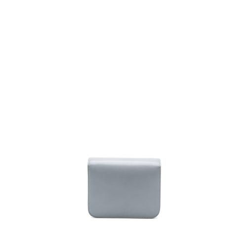 CELINE TEEN CLASSIC BAG BOX CALFSKIN LIGHT GREY SHW