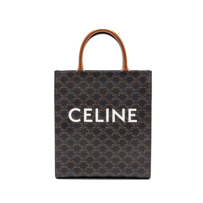 CELINE VERTICAL CABAS TRIOMPHE CANVAS GHW