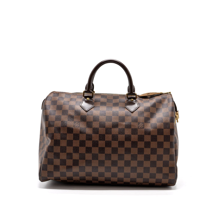 LOUIS VUITTON SPEEDY 35 DAMIER EBENE GHW