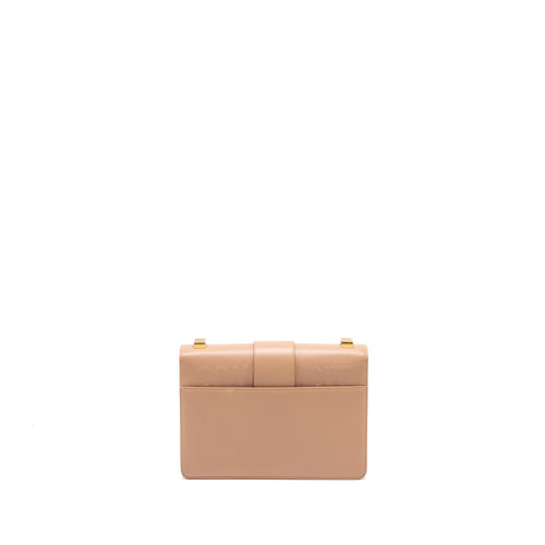 DIOR 30 MONTAIGNE MEDIUM FLAP BAG CALFSKIN BEIGE GHW