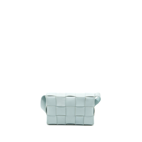 BOTTEGA VENETA CLASSIC CASSETTE BAG LAMBSKIN LIGHT BLUE SHW