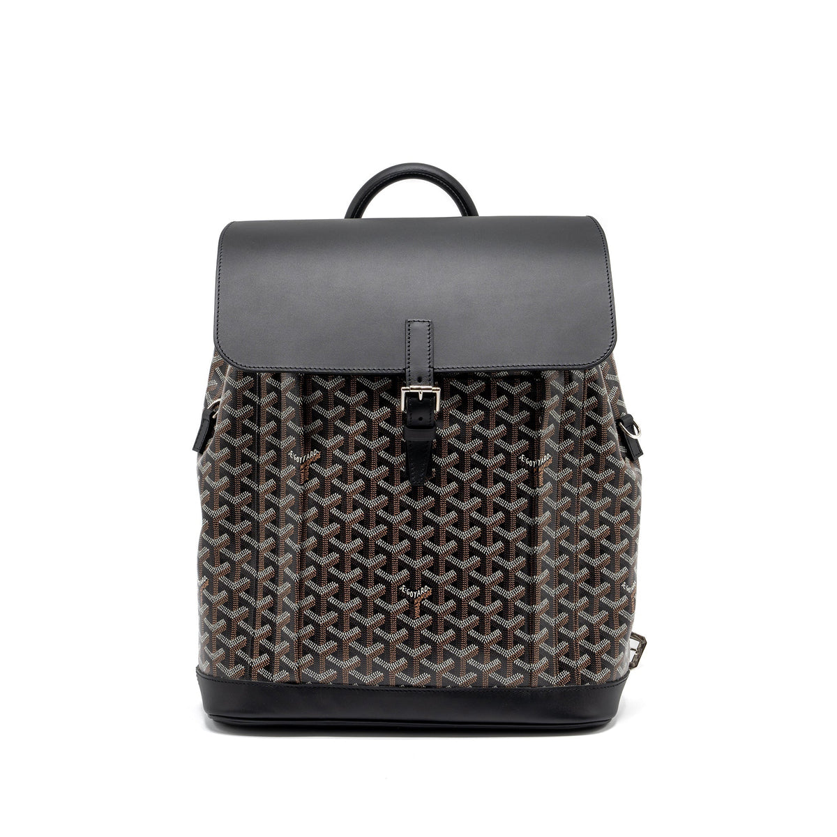 GOYARD ALPIN BACKPACK GOYARDINE CANVAS BLACK SHW