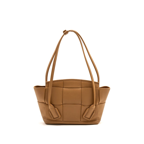 BOTTEGA VENETA SMALL ARCO BAG CALFSKIN WOOD GHW