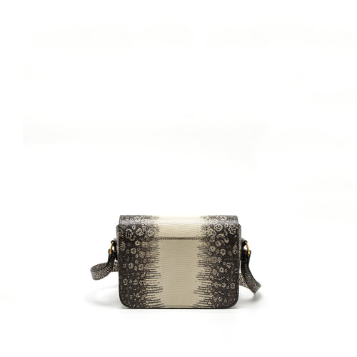 CELINE TEEN TRIOMPHE BAG LIZARD NATURAL COLOUR GHW