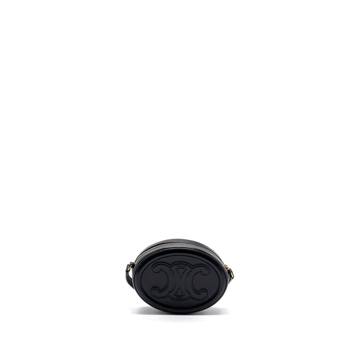 CELINE OVAL BAG CUIR TRIUMPHED CALFSKIN BLACK GHW