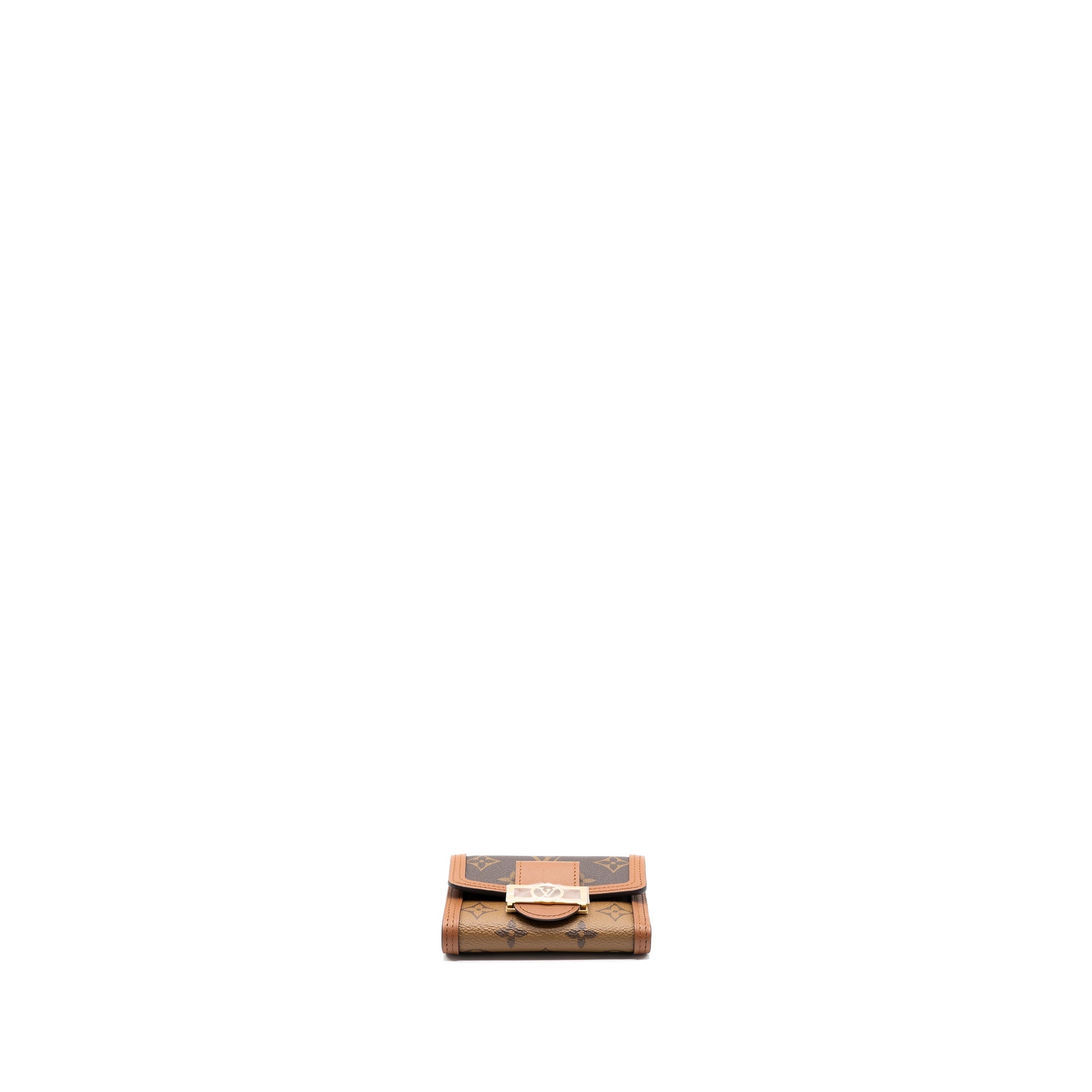 LOUIS VUITTON DAUPHINE COMPACT WALLET MONOGRAM CANVAS GHW