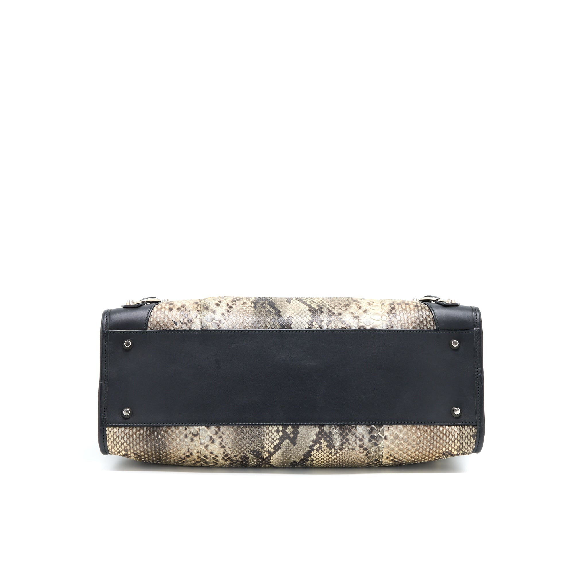 BALENCIAGA CLASSIC CITY PYTHON LEATHER SHW