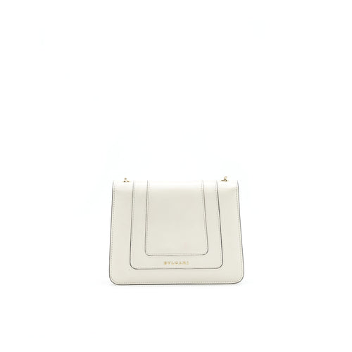 BVLGARI SERPENTI FOREVER CROSSBODY BAG WHITE LGHW