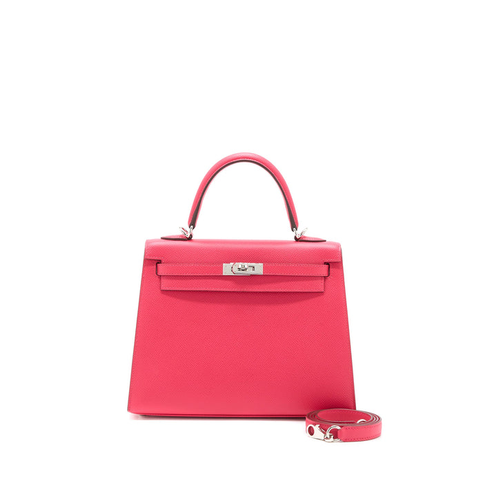 HERMES KELLY 25 EPSOM I6 ROSE EXTREME SHW