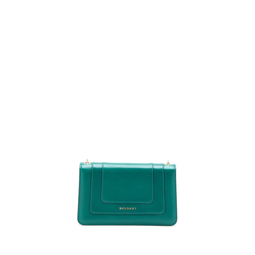 BVLGARI SERPENTI FOREVER CROSSBODY BAG CALFSKIN GREEN LGHW