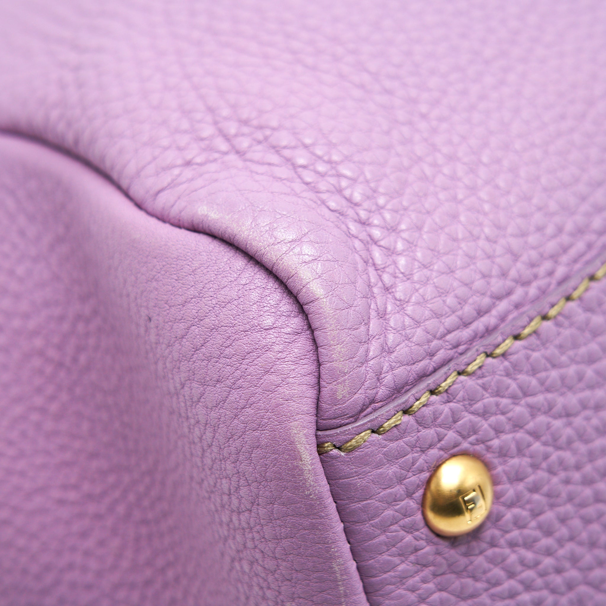 FENDI EXTRA LARGE PEEKABOO BAG PURPLE
