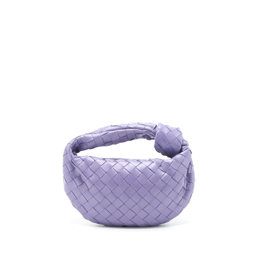 BOTTEGA VENETA MINI JODIE CALFSKIN PURPLE SHW