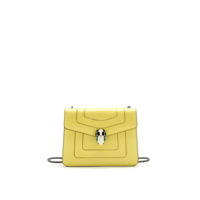 BVLGARI SERPENTI FOREVER CROSSBODY BAG IN YELLOW BHW