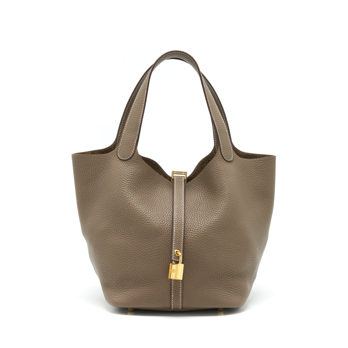 HERMES PICOTIN 22 CLEMENCE ETOUPE GHW