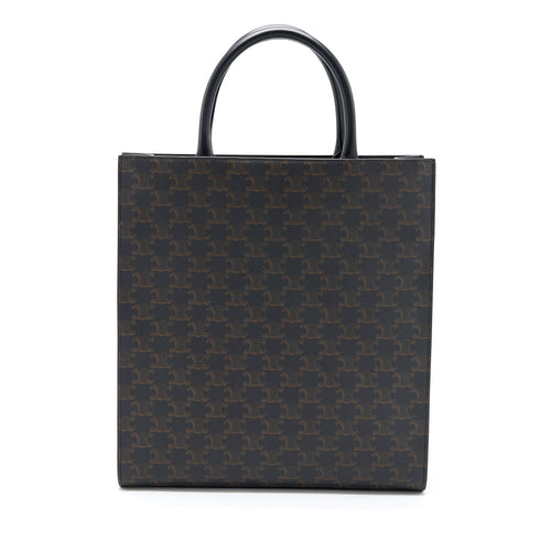 CELINE VERTICAL CABAS TRIOMPHE CANVAS GHW
