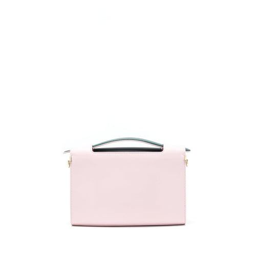 DIOR DIOREVER CLUTCH WITH STRAP PINK AND BLACK LGHW