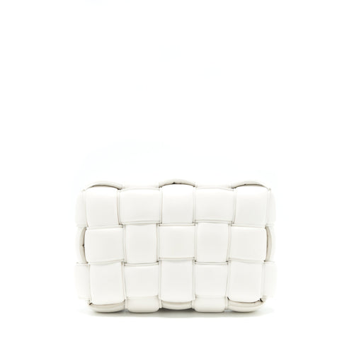 BOTTEGA VENETA PADDED CASSETTE BAG WHITE