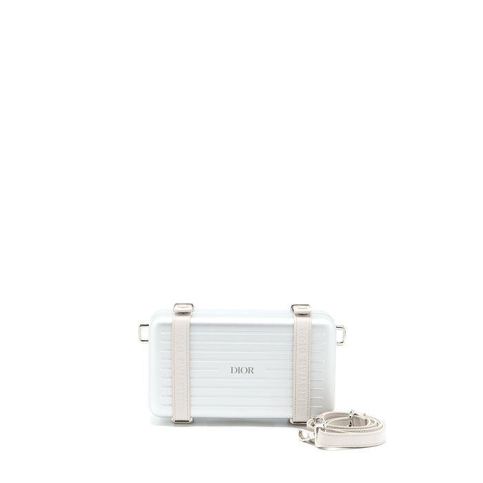 DIOR DIOR X RIMOWA SHOULDER BAG SILVER/GREY SHW