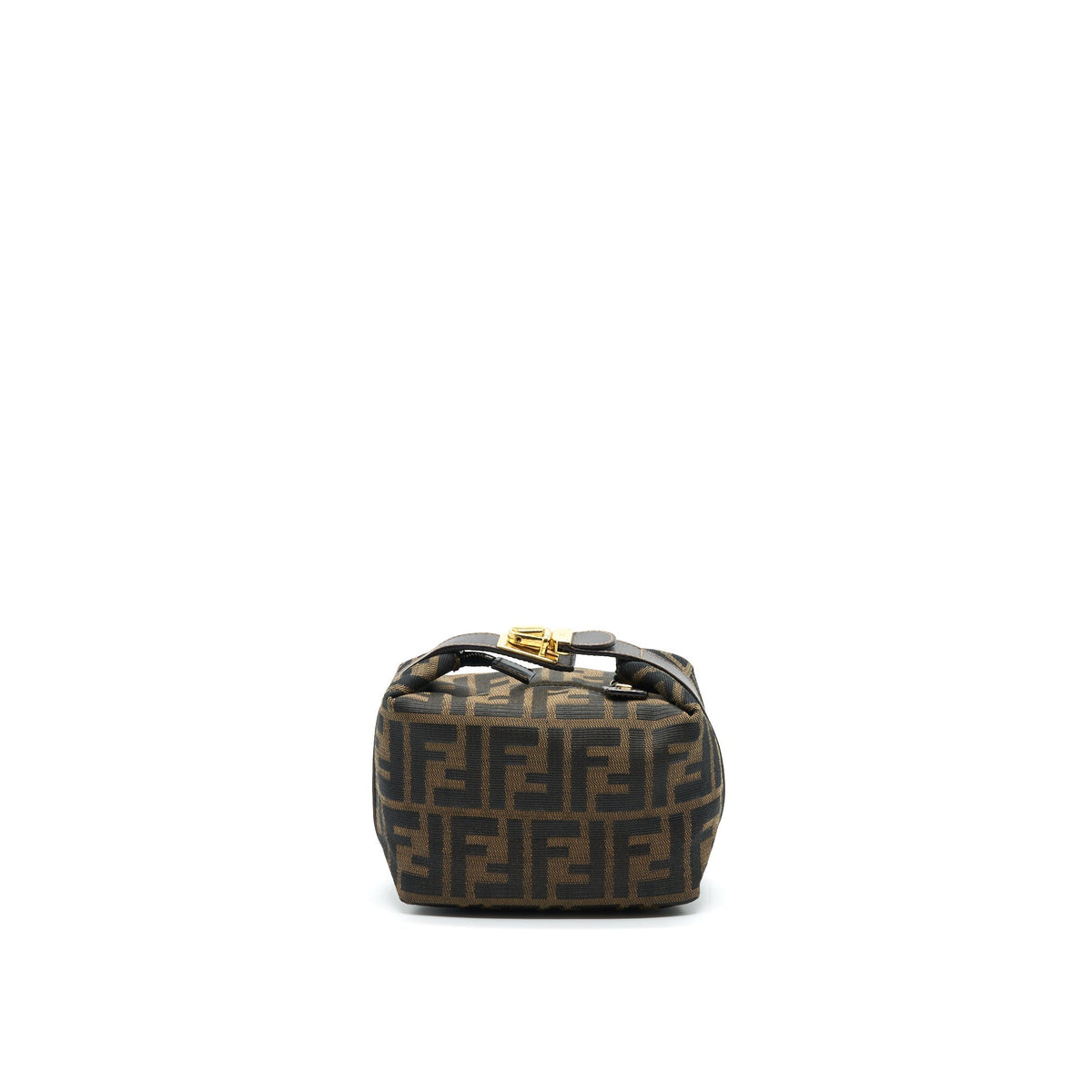FENDI VINTAGE MINI COSMETIC BAG FF ZUCCA CANVAS