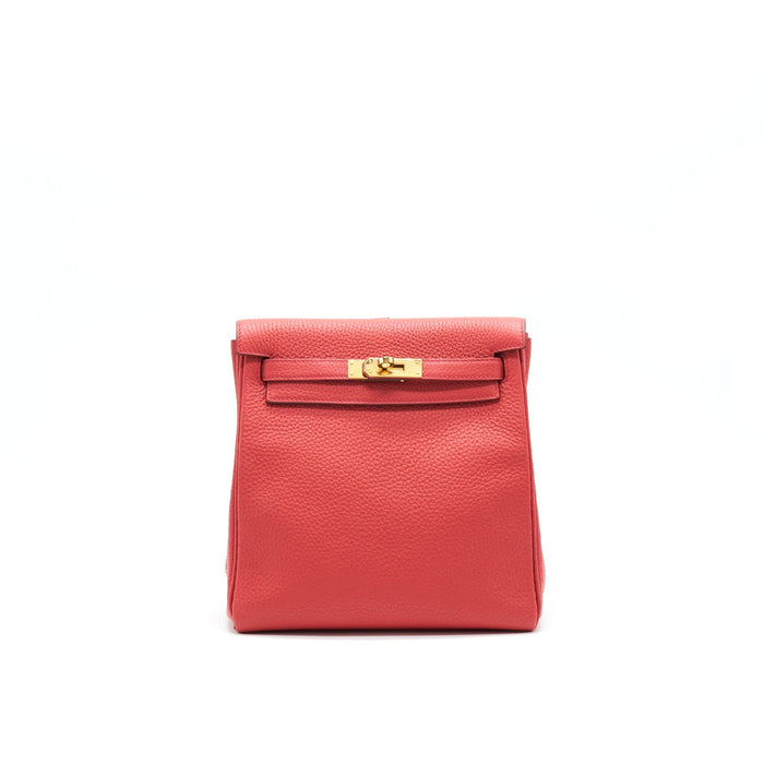 HERMES KELLY ADO A5 BOUGAINVILLEA GHW CLEMENCE LEATHER