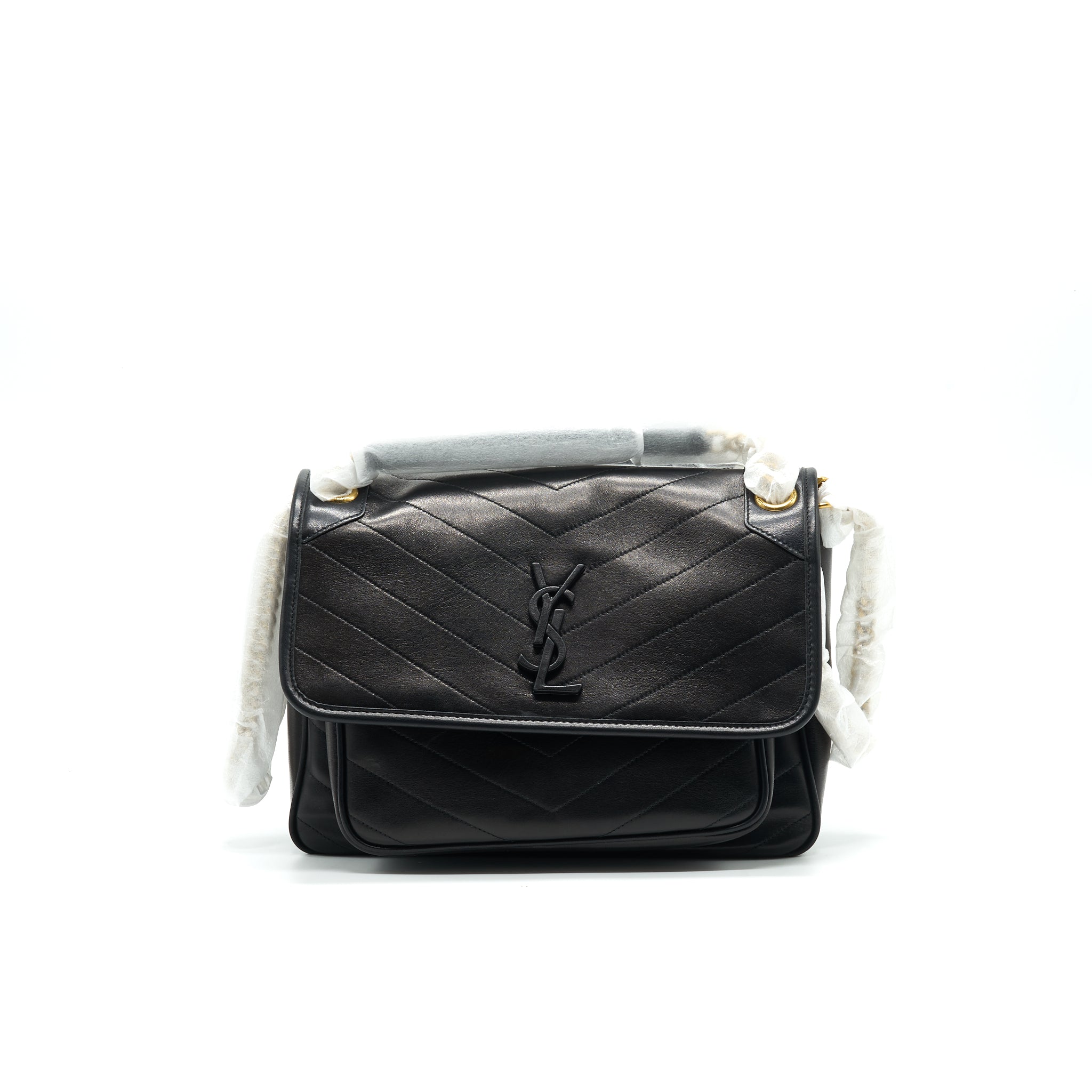 SAINT LAURENT MEDIUM NIKI BLACK WITH GHW