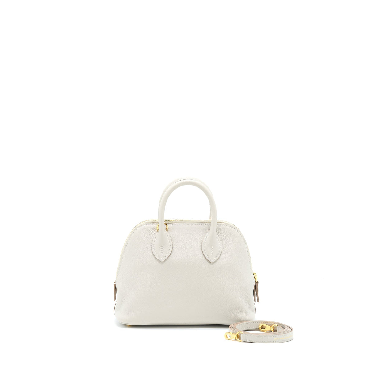 HERMES MINI BOLIDE EVERCOLOR GRIS PEARL GHW