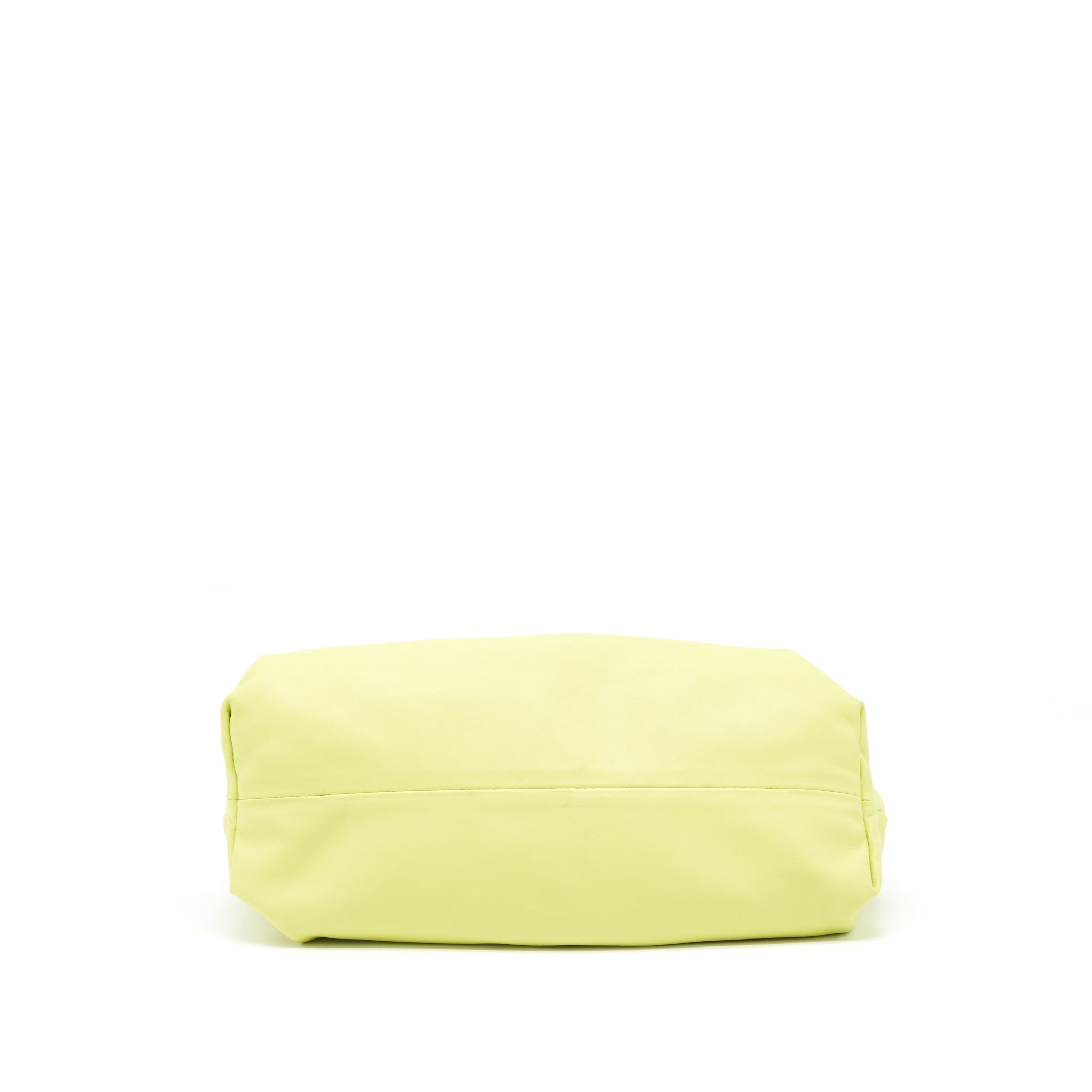 BOTTEGA VENETA CHAIN POUCH CALFSKIN LIGHT GREEN GHW