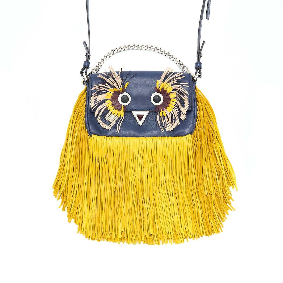 FENDI MINI MONSTER CROSSBODY BAG MULTICOLOUR