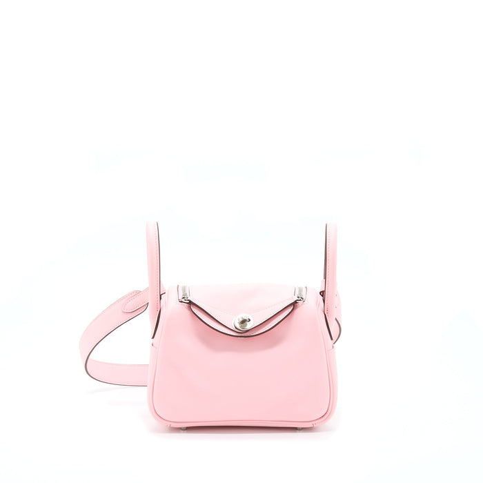 HERMES MINI LINDY SWIFT 3Q SAKURA PINK SHW