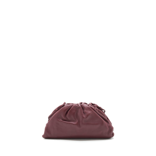 BOTTEGA VENETA THE MINI POUCH DARK RED