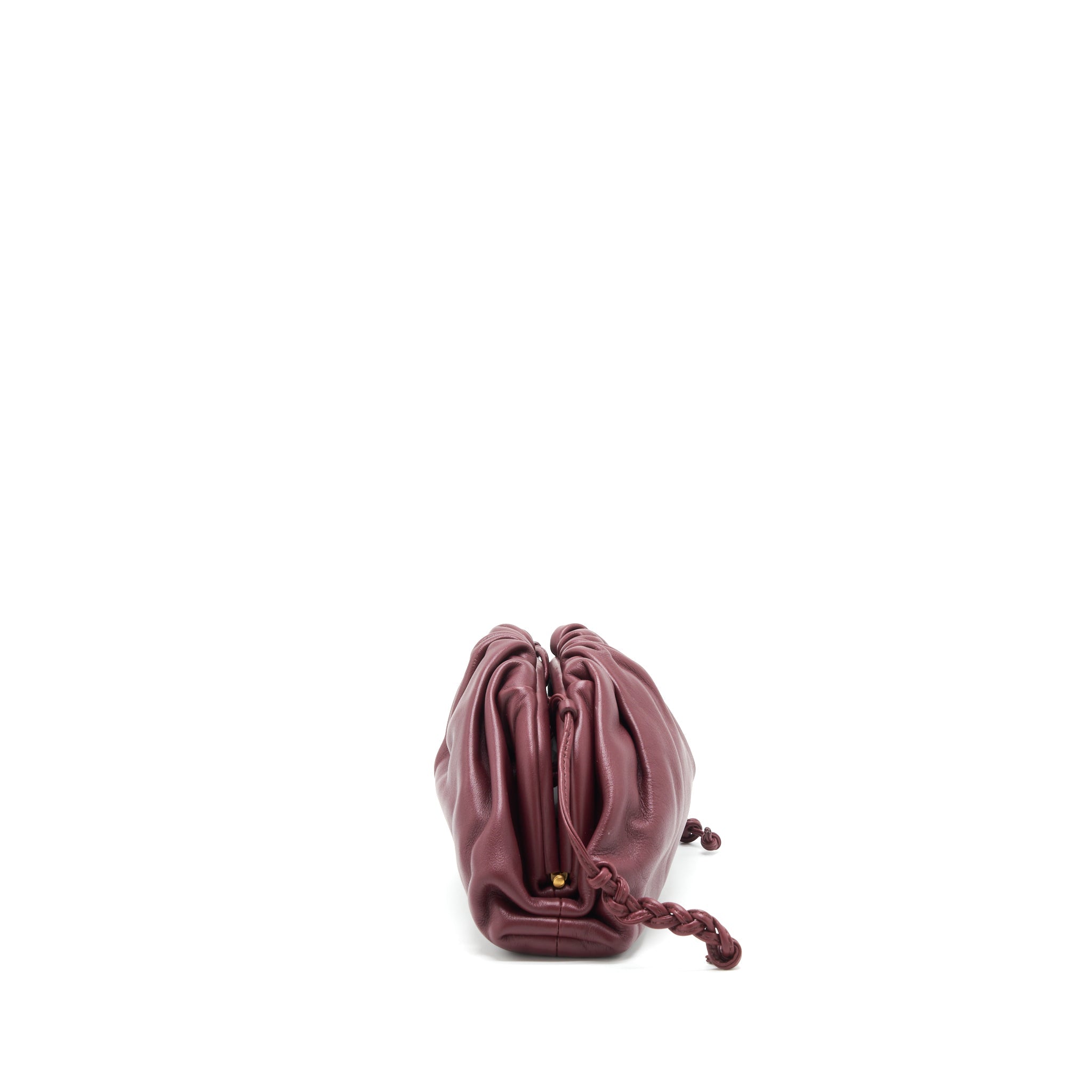 BOTTEGA VENETA THE MINI POUCH DARK RED