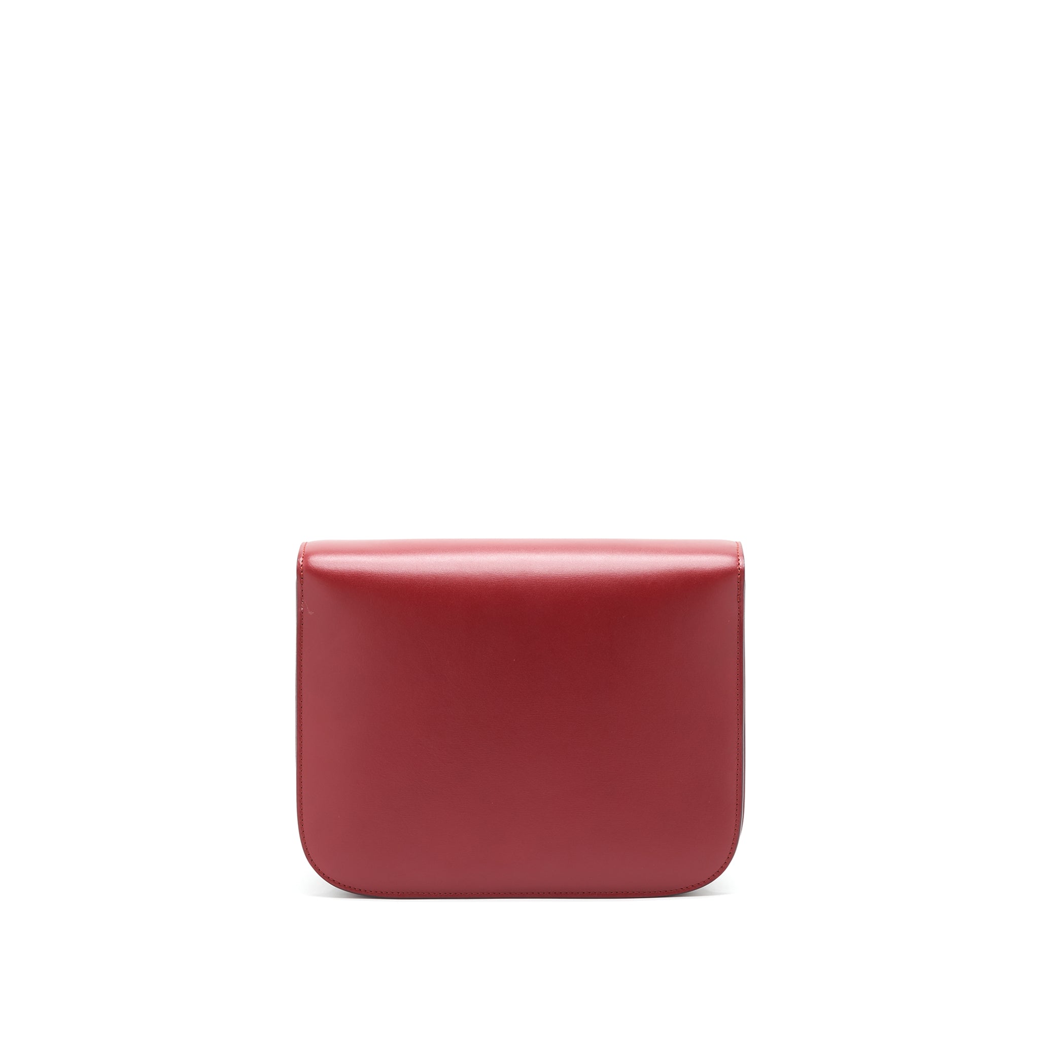 CELINE MEDIUM CLASSIC BOX BAG RED GHW