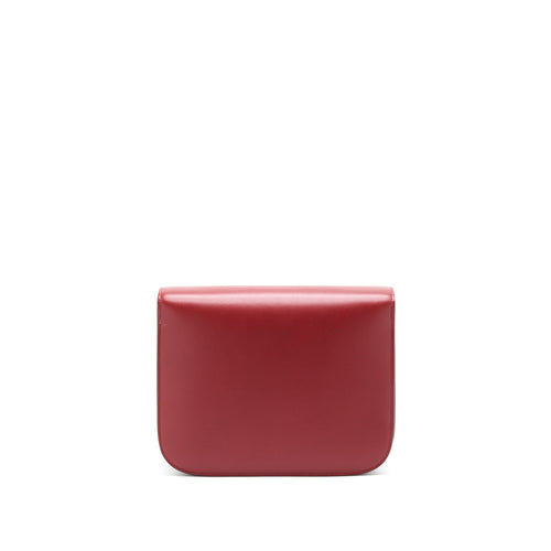 CELINE MEDIUM CLASSIC BOX BAG RED GHW