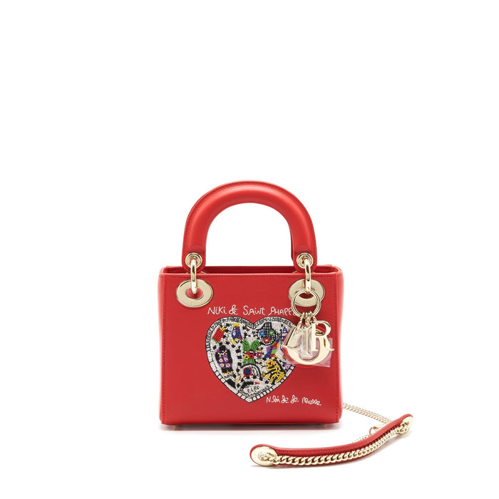 CHRISTIAN DIOR MINI LADY DIOR NIKI DE SAINT PHALLE SPECIAL EDITION LGHW