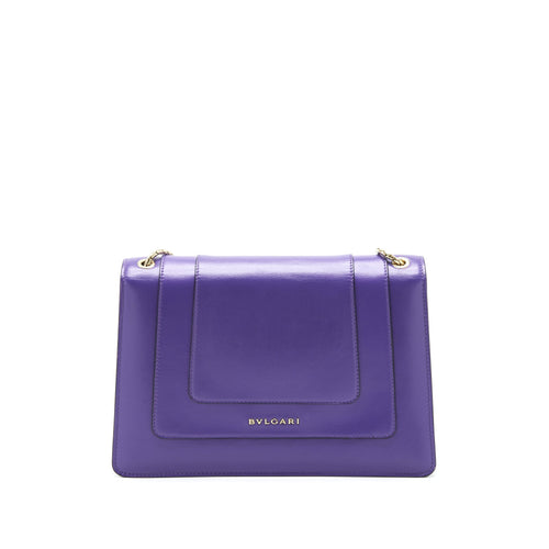 BVLGARI SERPENTI FOREVER SHOULDER BAG PURPLE LGHW