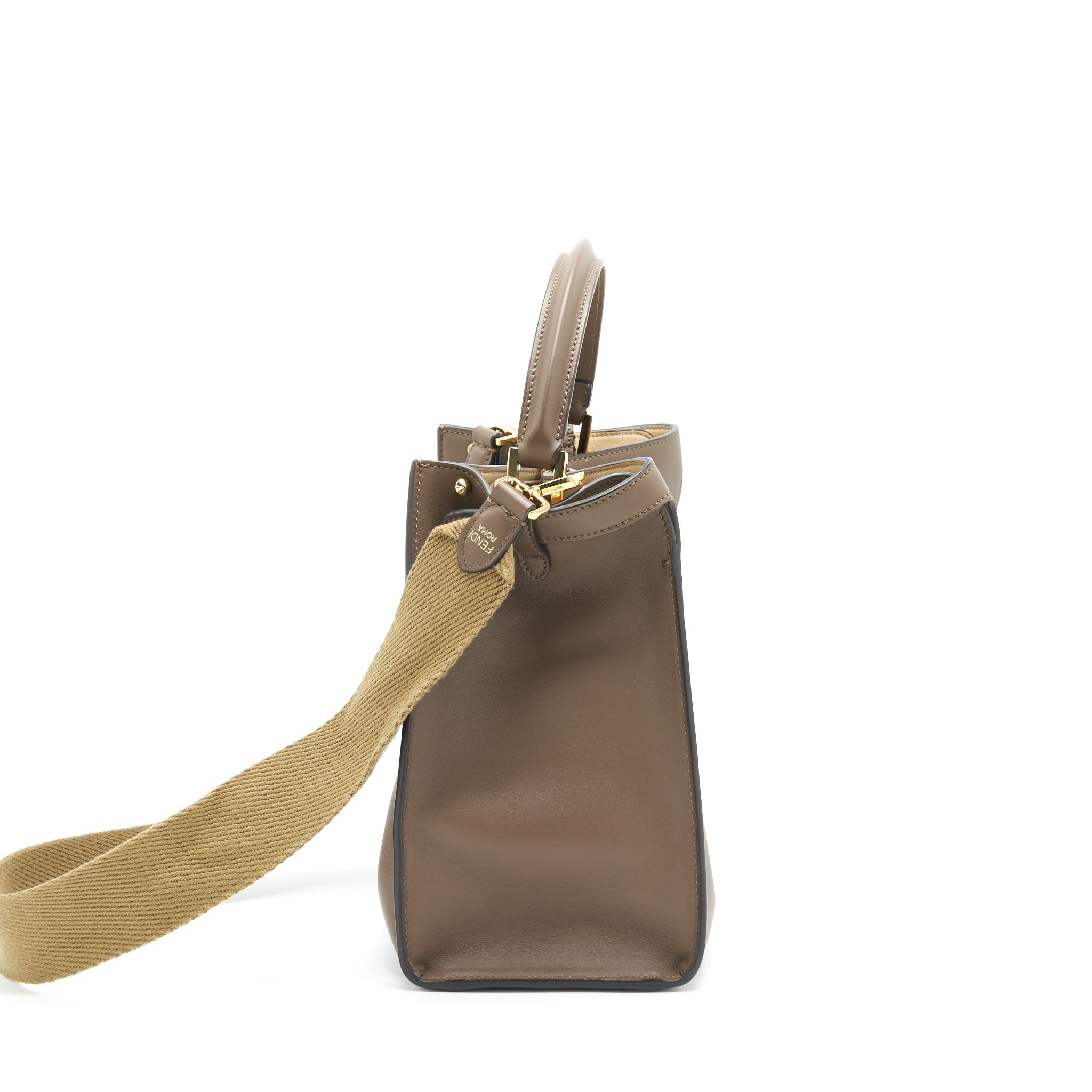 FENDI PEEKABOO X-LITE MEDIUM BROWN GHW