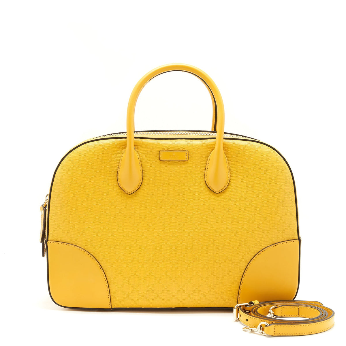 GUCCI LARGE BOWLING BAG YELLOW