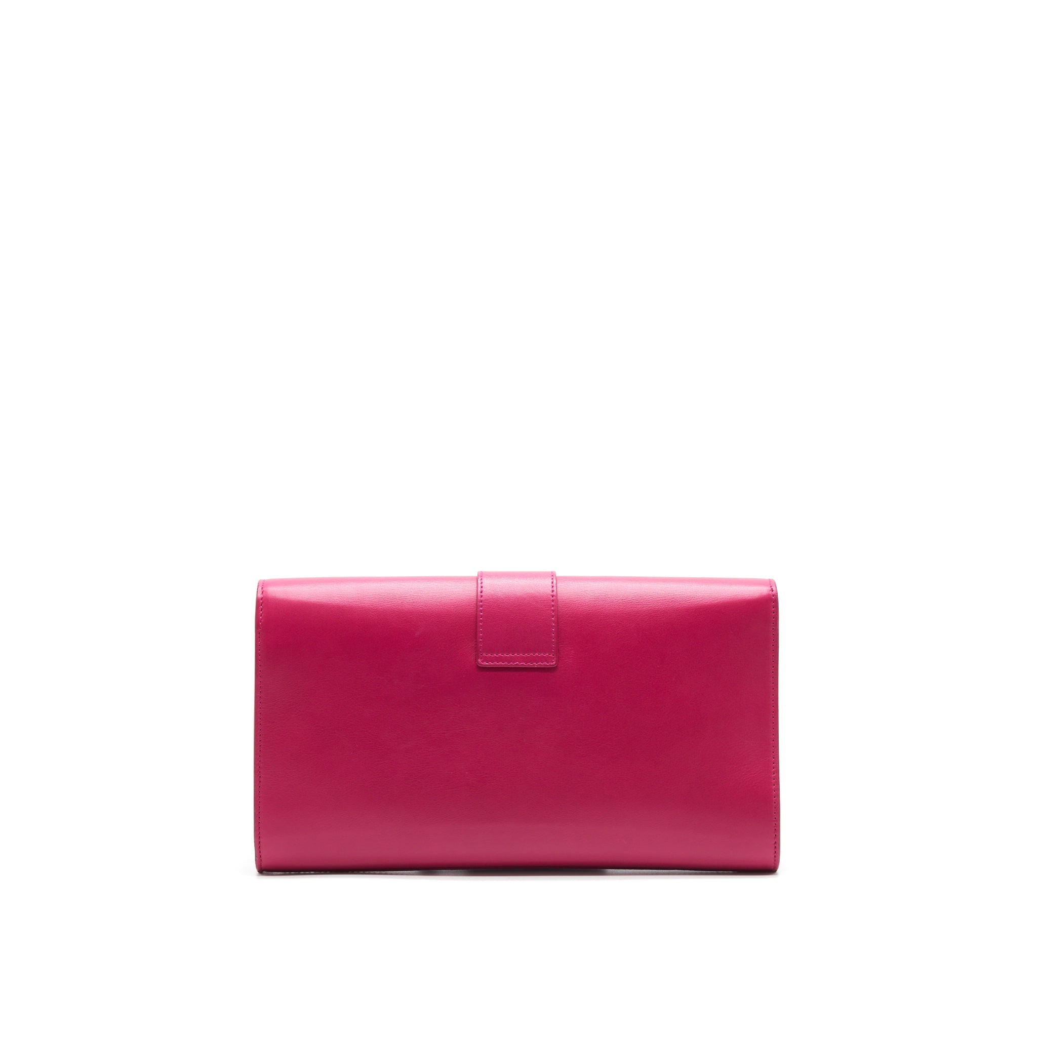 SAINT LAURENT YSL CLUTCH IN FUCHSIA
