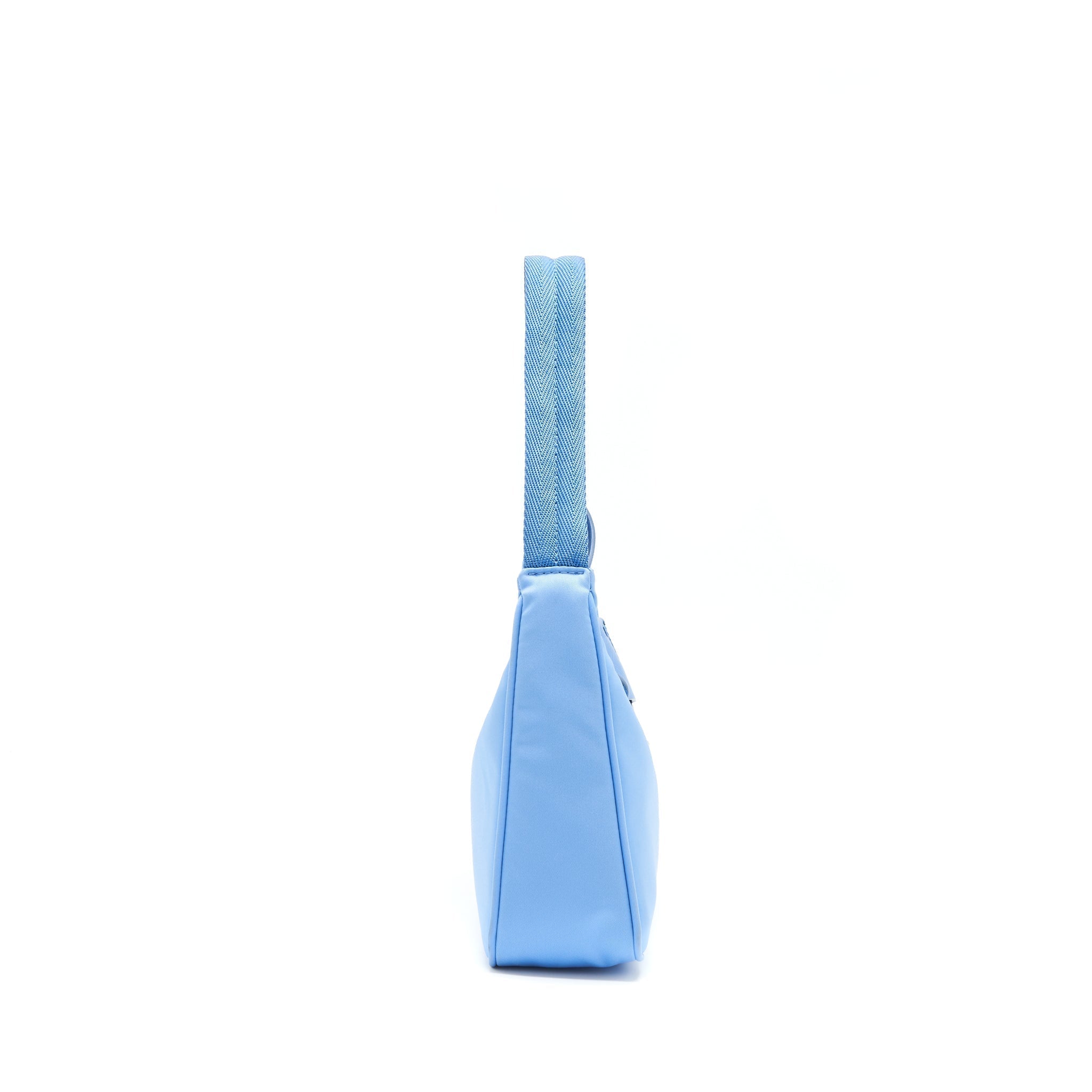 PRADA NYLON SHOULDER BAG BLUE