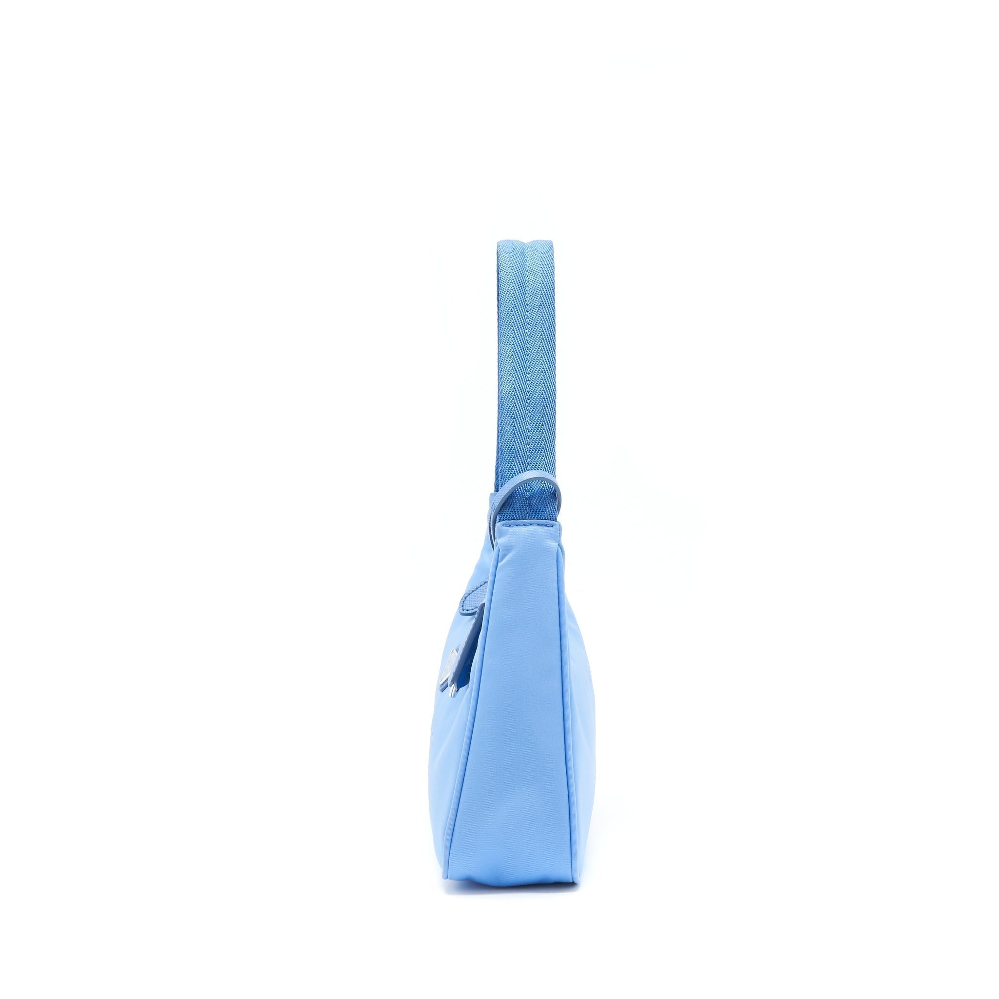 PRADA NYLON SHOULDER BAG BLUE