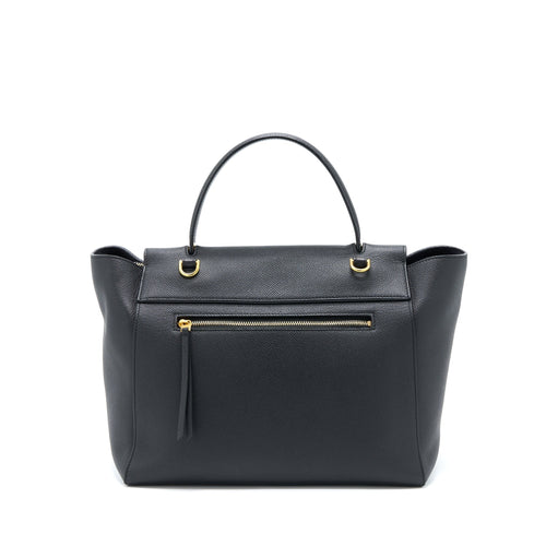 CELINE MINI BELT BAG GRAINED CALFSKIN BLACK GHW